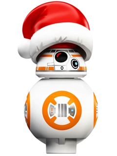 LEGO Minifigure -- BB-8 with Santa Hat-Star Wars / Star Wars Other -- SW0874 -- Creative Brick Builders